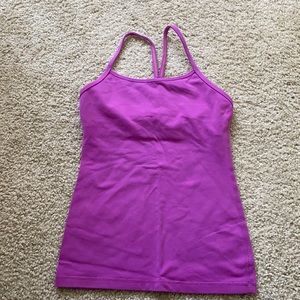 Lululemon Racerback Fuchsia Pink Tank Top 4